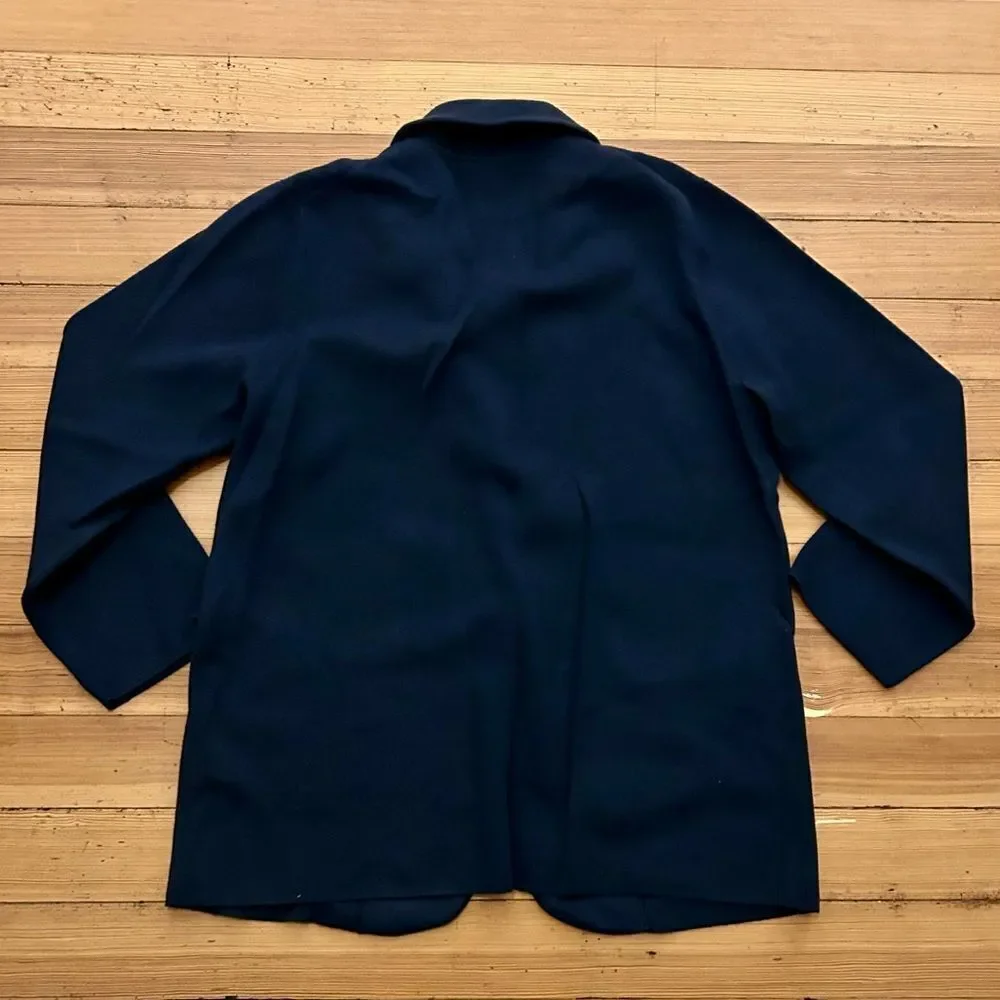 J. Crew Cecile relaxed sweater-blazer. Navy. Size L. NWT.